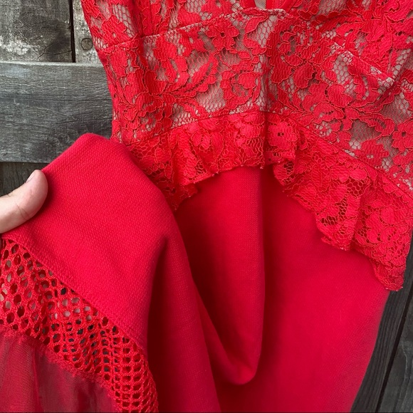 French Connection Red Dress - Picture 4 of 16